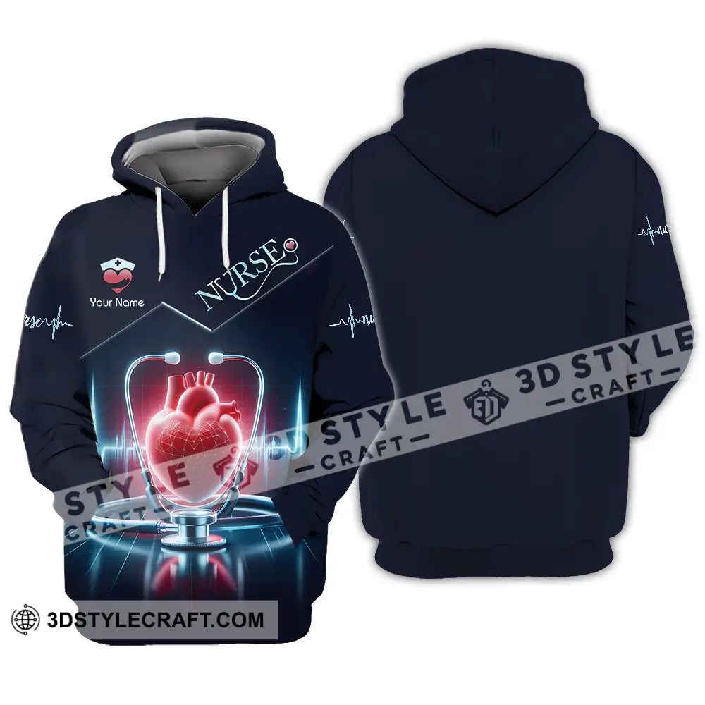 Unisex Shirt - Custom Text Nursing Shirt Nurse Life Hoodie / S T-shirt