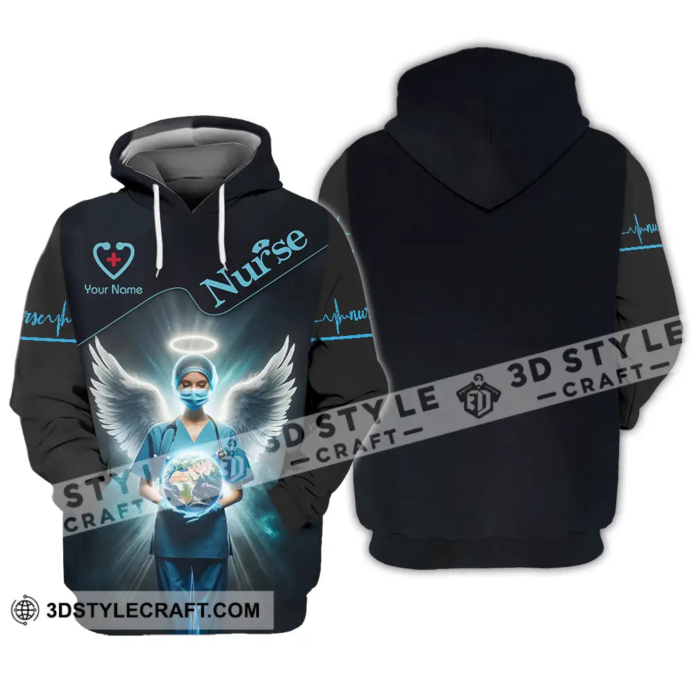 Unisex Shirt - Custom Text Nursing Shirt Nurse Life Hoodie / S T-shirt