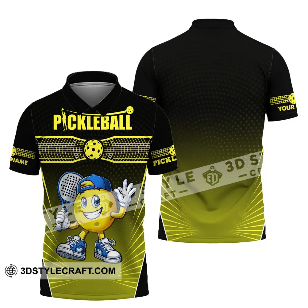 Unisex Shirt - Custom Text Shirt Pickle Ball Shirt Polo Shirt / S T-shirt