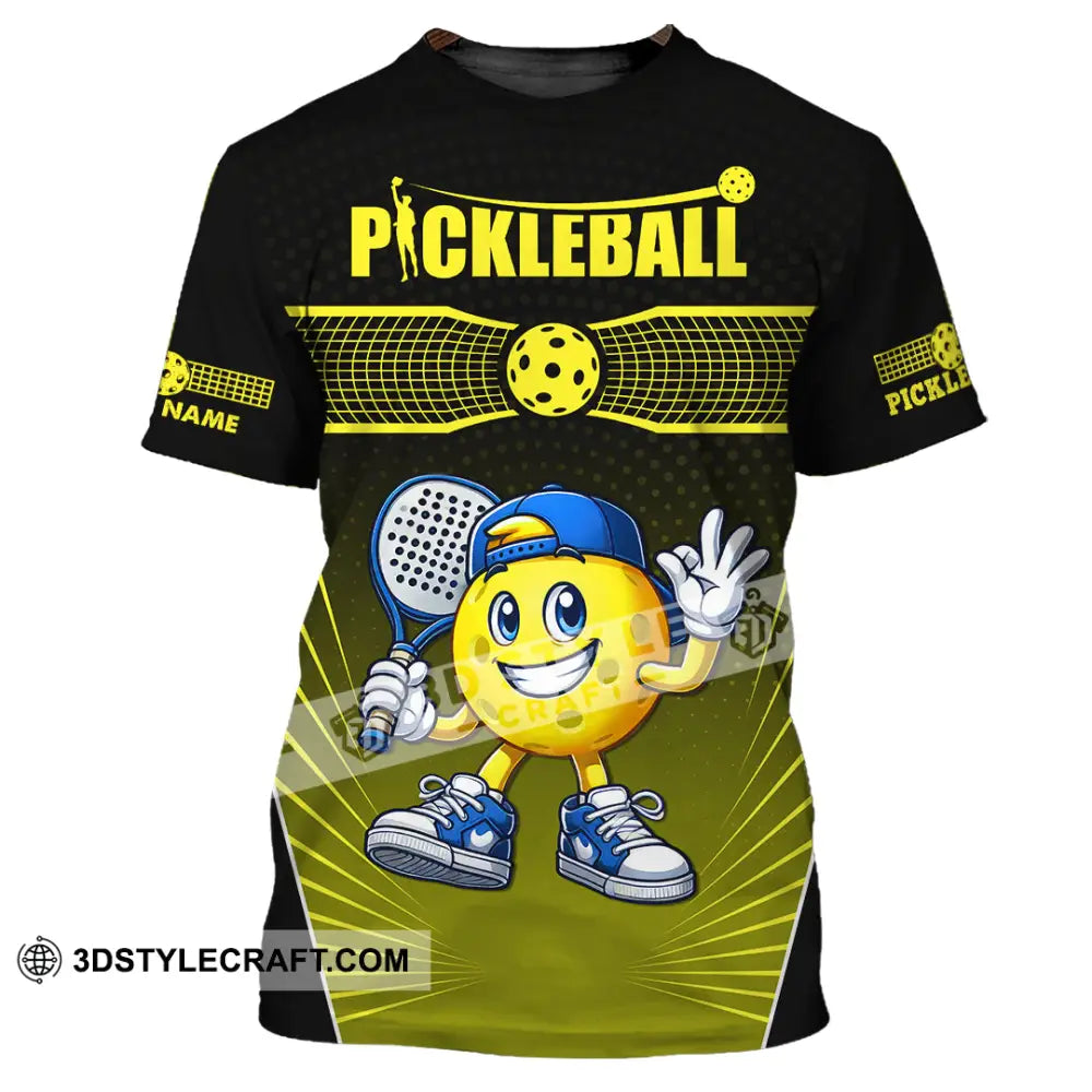 Unisex Shirt - Custom Text Shirt Pickle Ball Shirt T-Shirt / S T-shirt