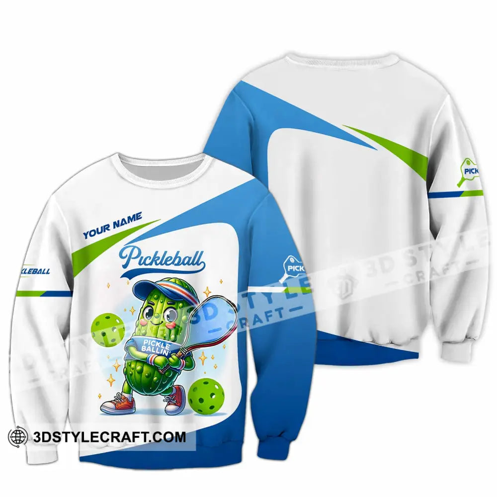 Unisex Shirt - Custom Text Shirt Pickleball Shirt Long Sleeve / S T-shirt
