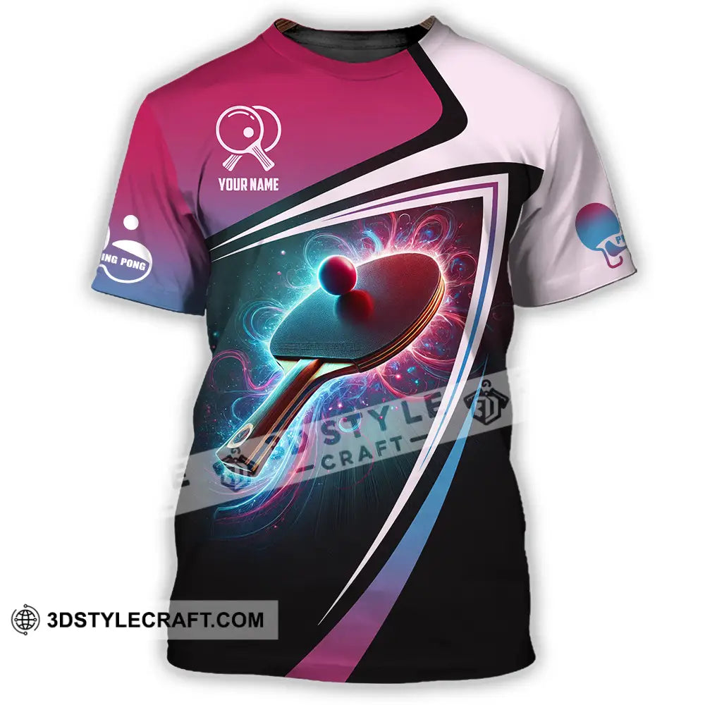 Unisex Shirt - Custom Text Shirt Ping Pong Shirt T-Shirt / S T-shirt