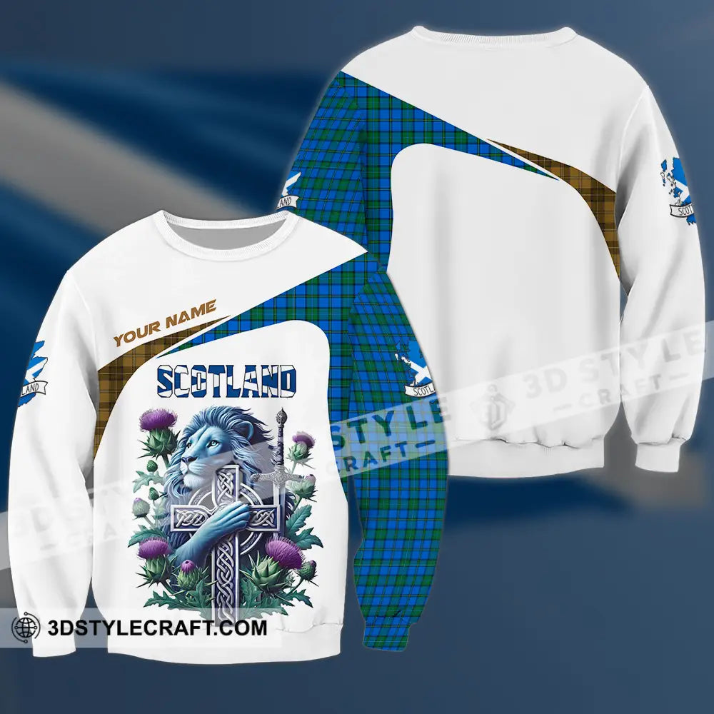 Unisex Shirt - Custom Text Shirt Scotland Shirt Long Sleeve / S T-shirt