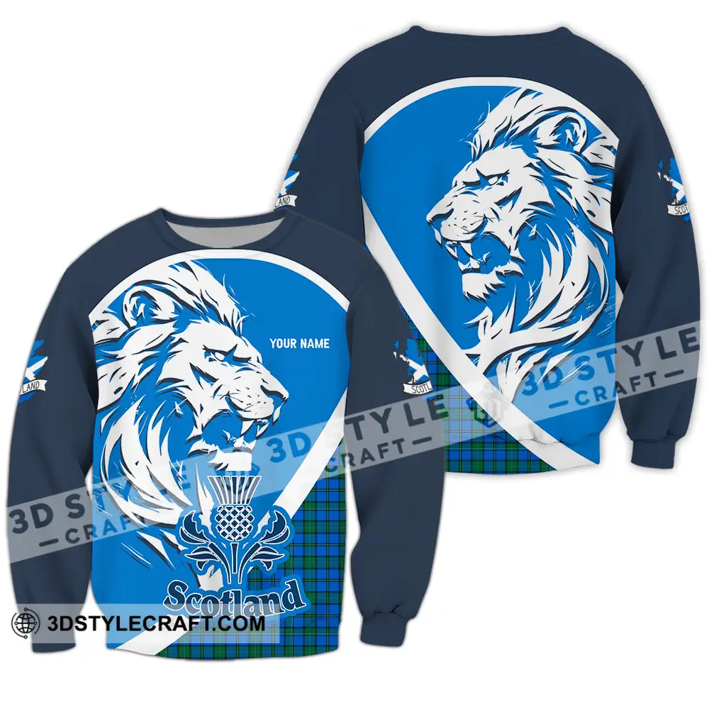 Unisex Shirt - Custom Text Shirt Scotland Shirt Long Sleeve / S T-shirt