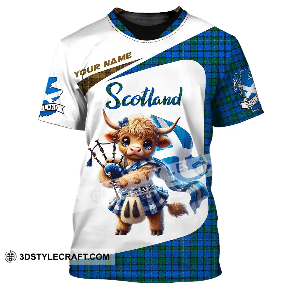 Unisex Shirt - Custom Text Scotland T-Shirt / S T-Shirt