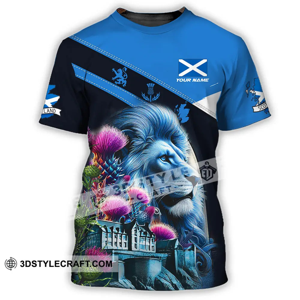 Unisex Shirt - Custom Text Shirt Scotland Shirt T-Shirt / S T-shirt