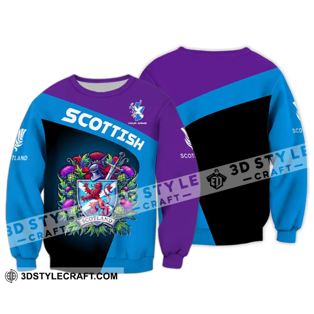 Unisex Shirt - Custom Text Shirt Scottish Shirt Long Sleeve / S T-shirt