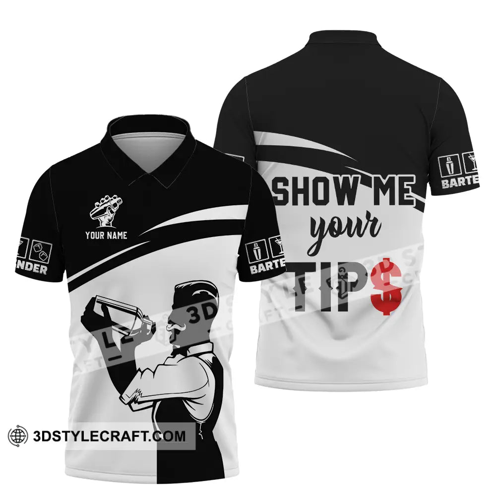 Unisex Shirt - Custom Text Shirt Show Me Your Tips Shirt Polo Shirt / S T-shirt