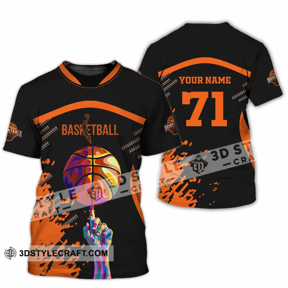 Unisex Shirt - Custom Text Sport Basketball T-Shirt / S T-Shirt