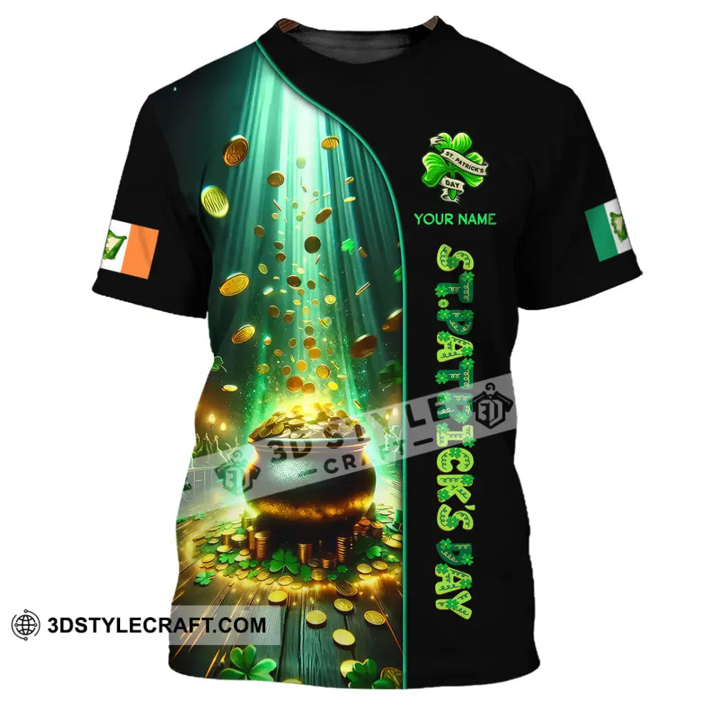 Unisex Shirt - Custom Text St.patrick’s Day T-Shirt / S T-Shirt