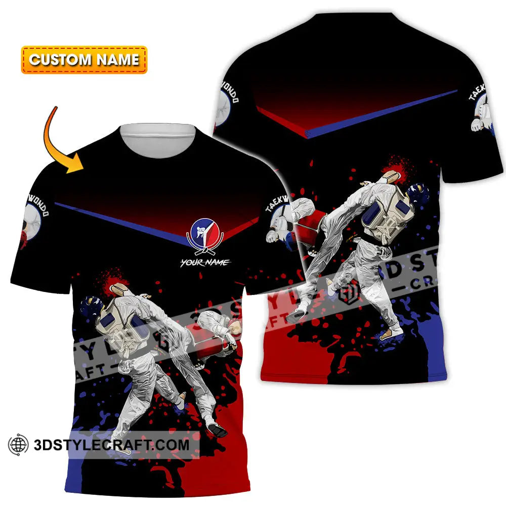 Unisex Shirt - Custom Text Shirt Taekwondo Shirt T-shirt