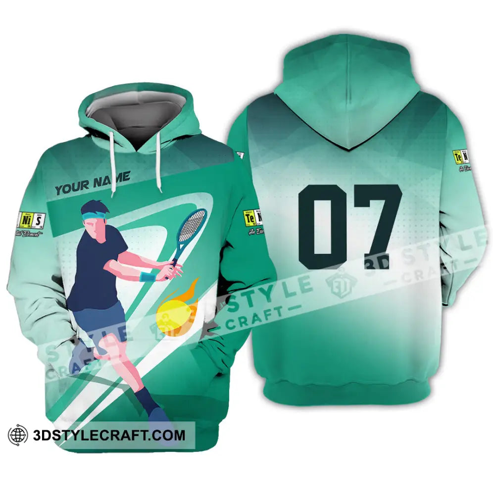 Unisex Shirt - Custom Text Shirt Tennis Shirt Hoodie / S T-shirt