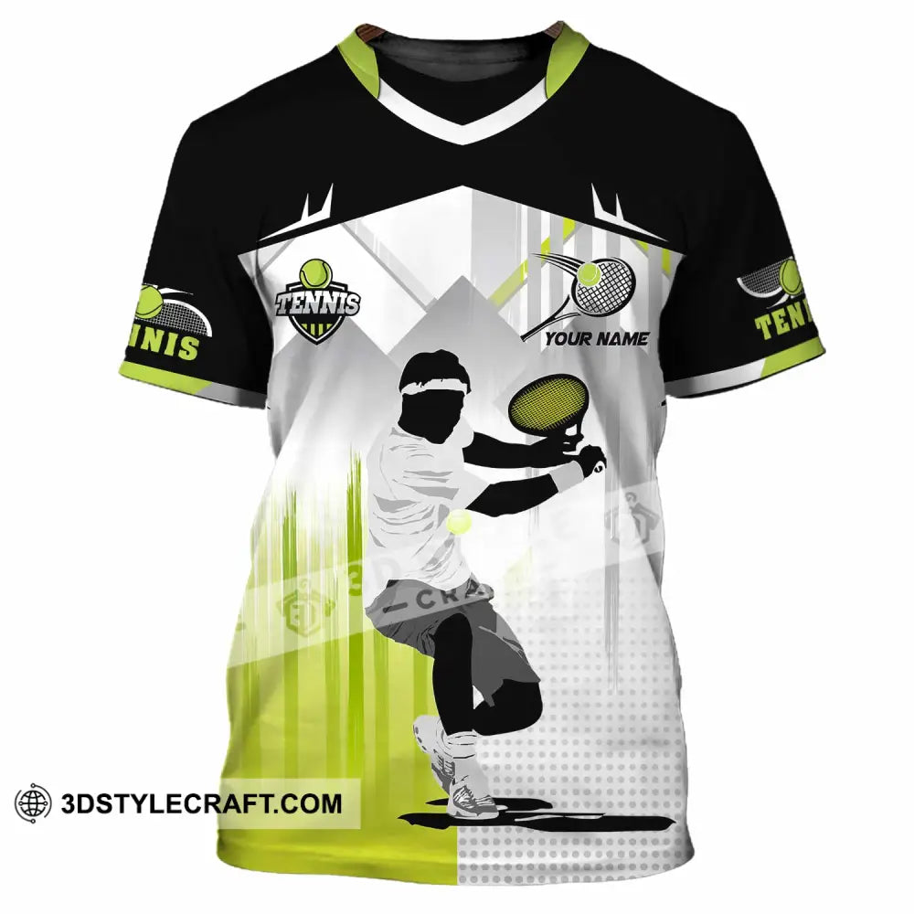 Unisex Shirt - Custom Text Shirt Tennis Shirt T-Shirt / S T-shirt