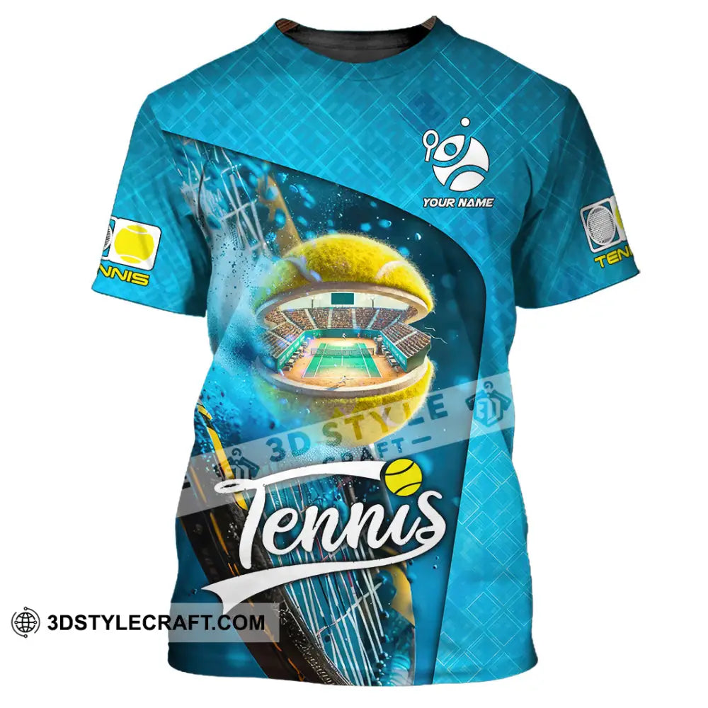 Unisex Shirt - Custom Text Shirt Tennis Shirt T-Shirt / S T-shirt