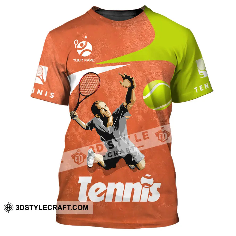 Unisex Shirt - Custom Text Shirt Tennis T-Shirt / S T-shirt