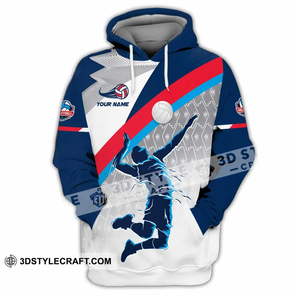 Unisex Shirt - Custom Text Shirt Volleyball Shirt Hoodie / S T-shirt