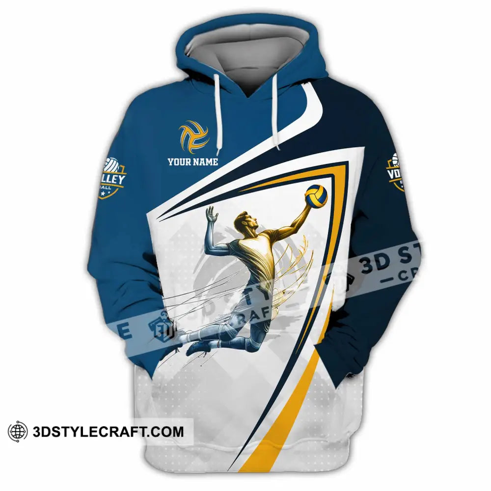 Unisex Shirt - Custom Text Volleyball Hoodie / S T-Shirt