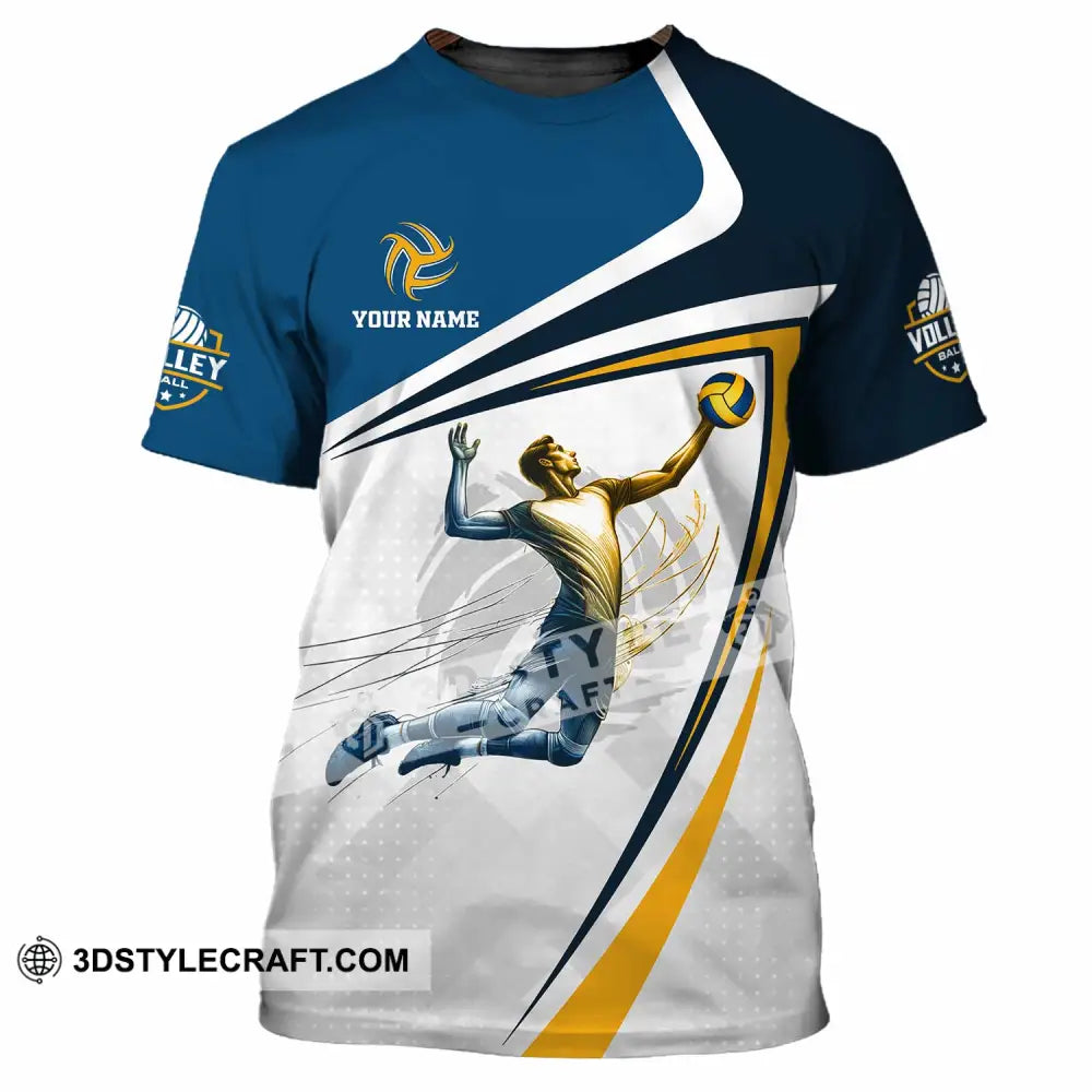 Unisex Shirt - Custom Text Volleyball T-Shirt / S T-Shirt