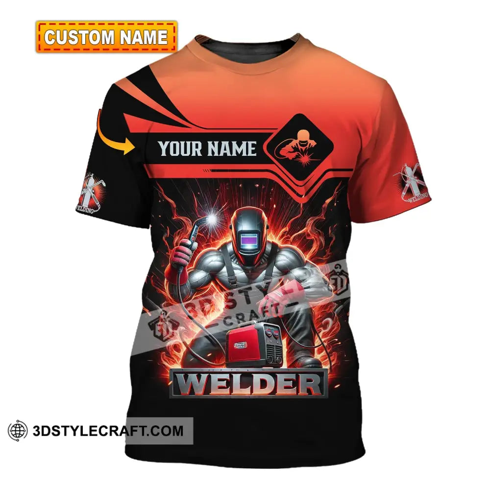 Unisex Shirt - Custom Text Welder T-Shirt