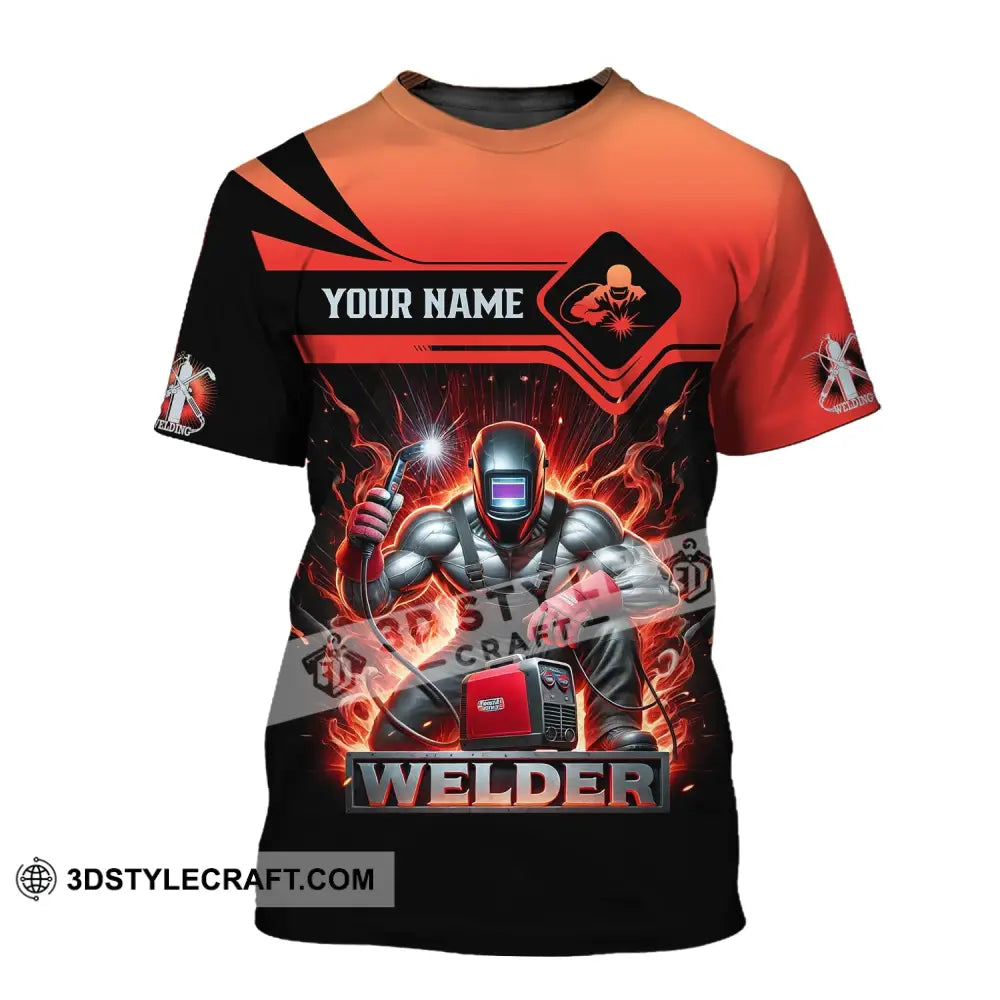 Unisex Shirt - Custom Text Welder T-Shirt / S T-Shirt