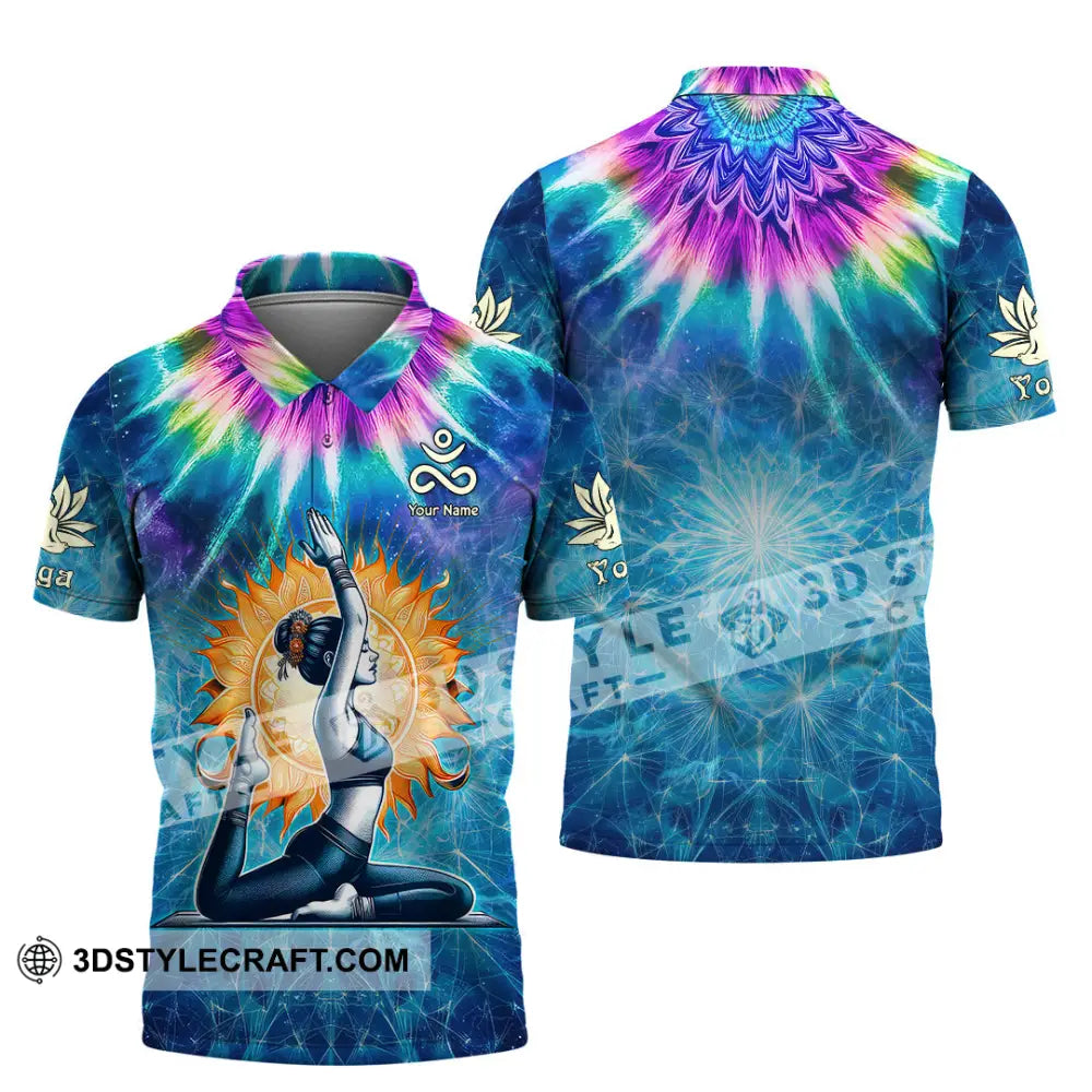 Unisex Shirt - Custom Text Yoga Shirt Polo Shirt / S T-shirt