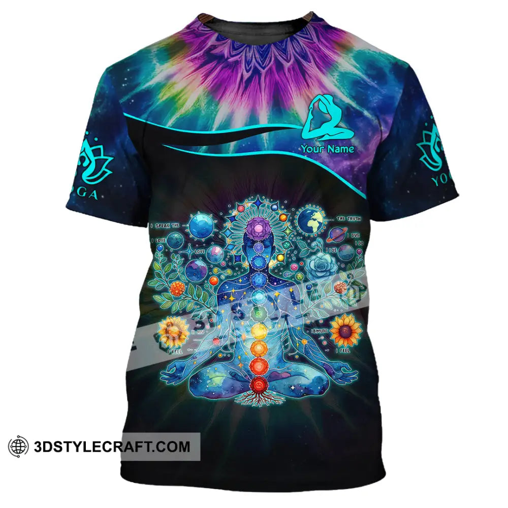 Unisex Shirt - Custom Text Yoga Shirt T-Shirt / S T-shirt