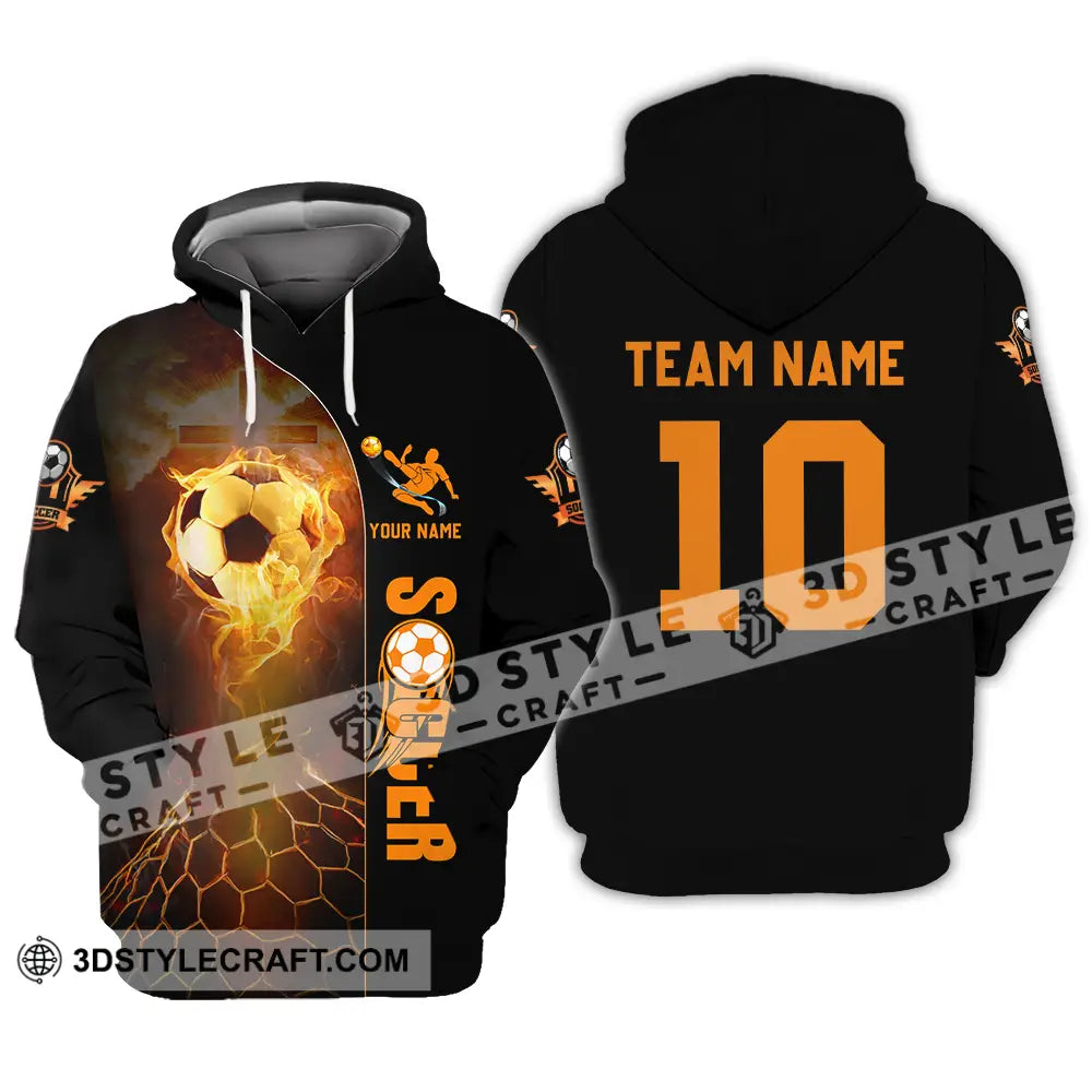 Unisex Shirt - Custom Texts Soccer Hoodie / S T-Shirt