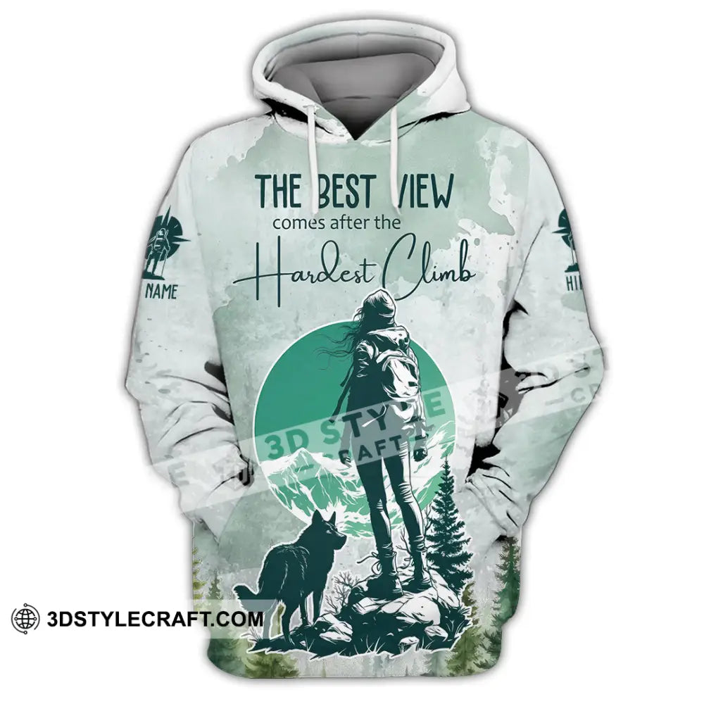 Unisex Shirt - Custom The Best View Comes After The Hardest Climb Shirt Hoodie / S T-shirt