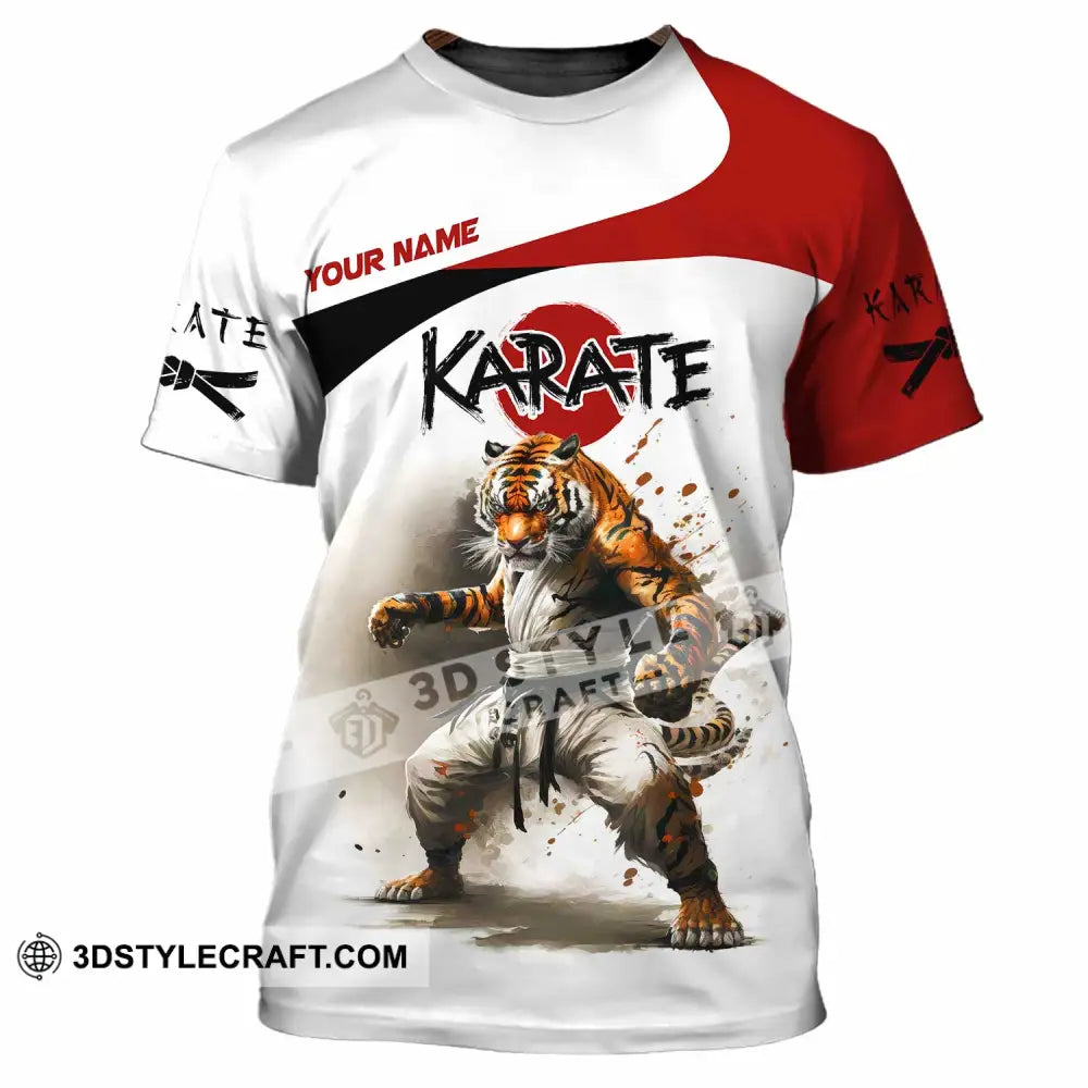 Unisex Shirt - Custom Tiger Karate Shirt T-Shirt / S T-shirt