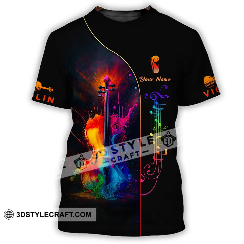 Unisex Shirt Custom Violin Lover Shirt T Shirt / S T shirt