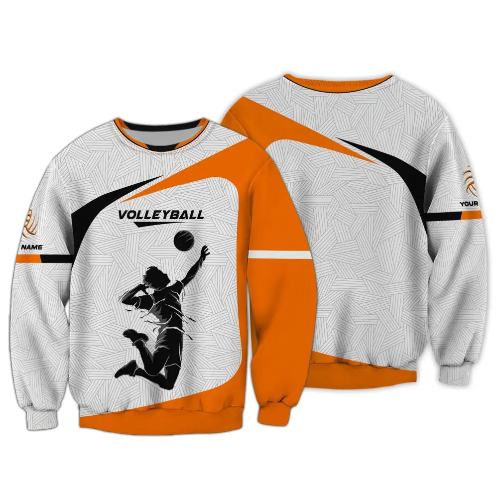 Unisex Shirt Custom Volleyball Polo Team T-Shirt Gift For Players Long Sleeve / S