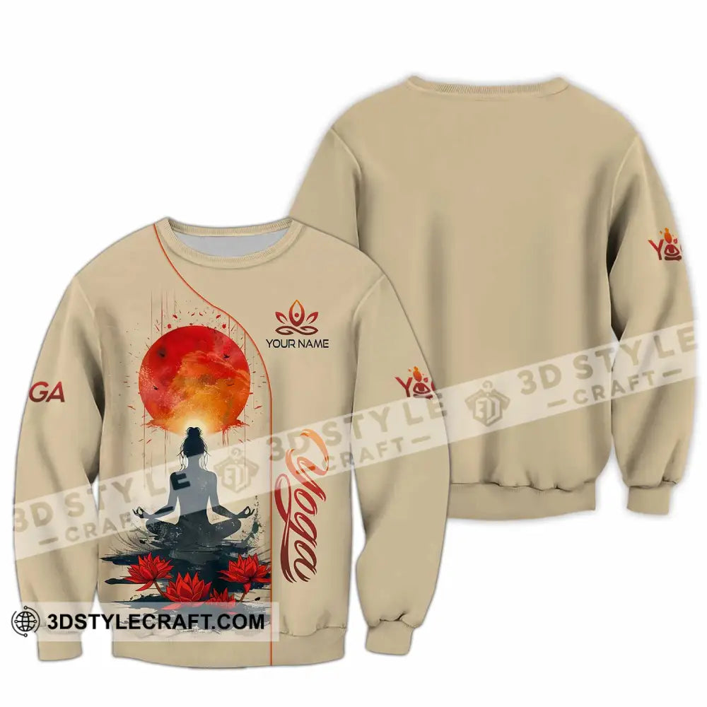 Unisex Shirt - Custom Yoga Relax Shirt Long Sleeve / S T-shirt