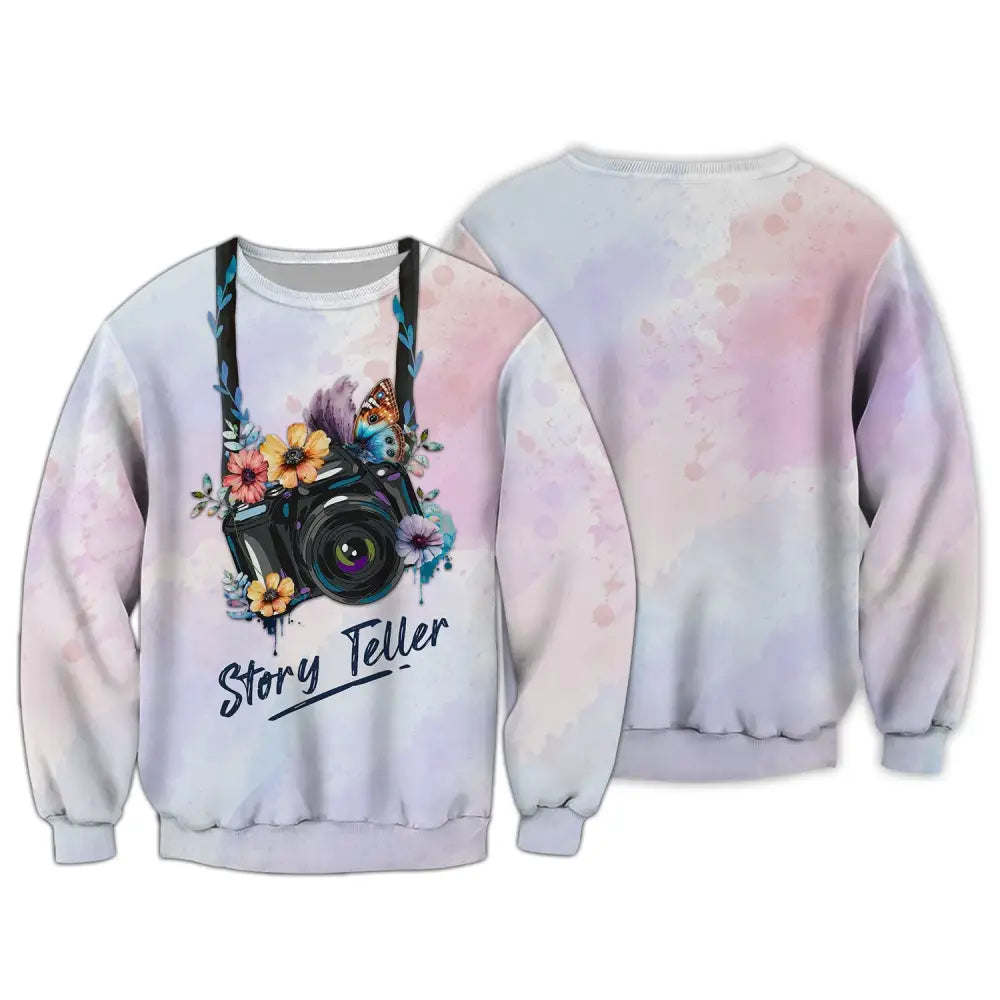 Unisex Shirt Photographer Story Teller T-Shirt For Photographers Long Sleeve / S T-Shirt