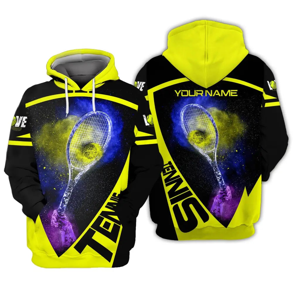 Unisex Shirt Tennis T-Shirt Player Apparel Lover Gift Hoodie / S