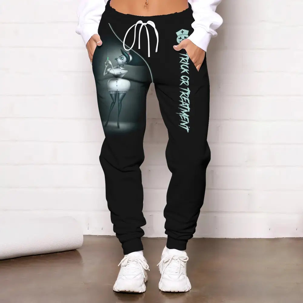 Woman Clothing Custom Halloween Jogger Sportwear Pants For