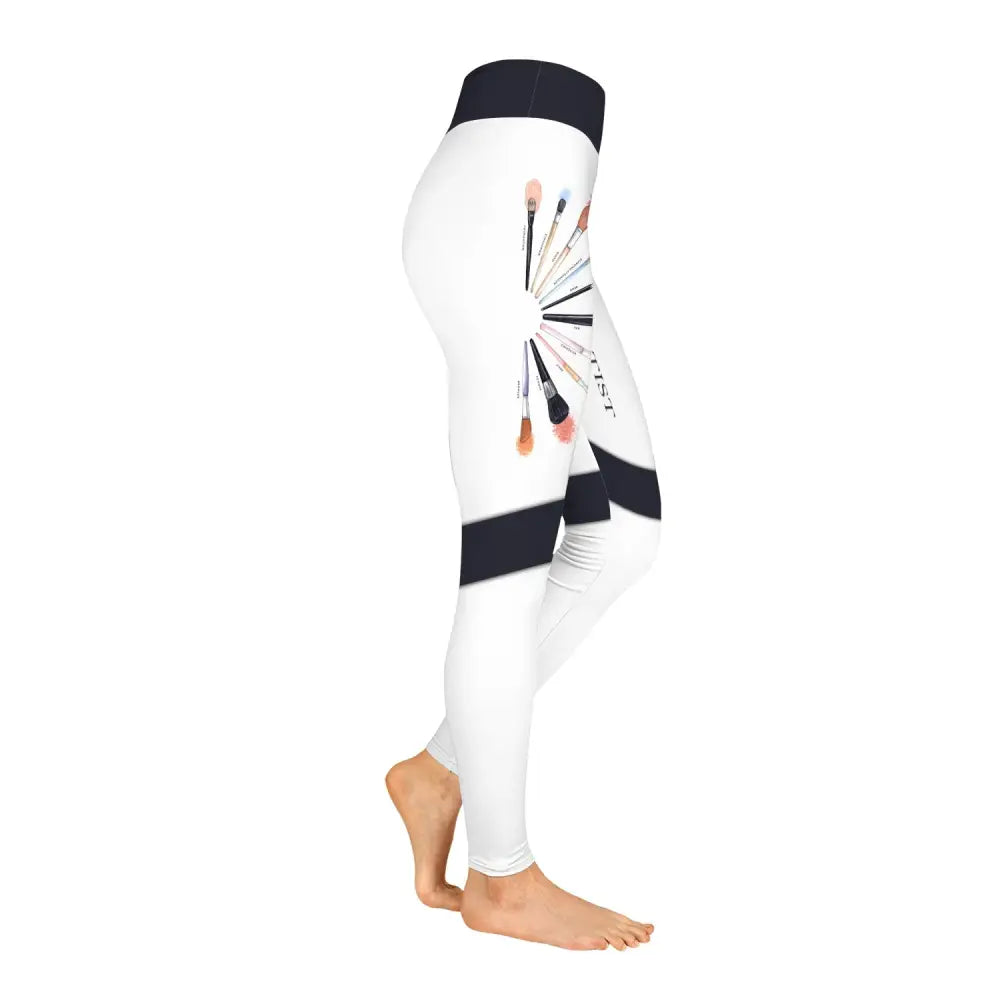 Women Clothing Makeup Artist Sportwear Legging Pants For