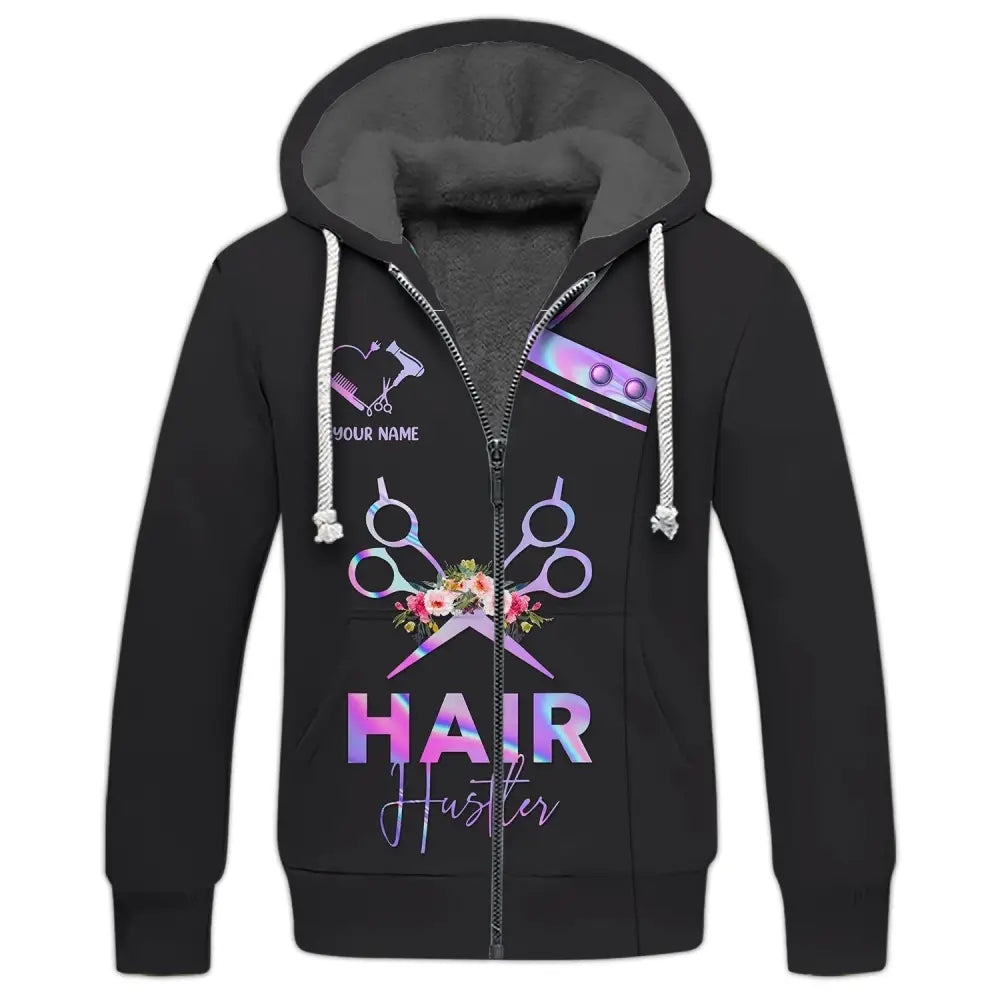 Women Shirt Hair Stylist Hairdresser Hoodie Sportwear T-Shirt