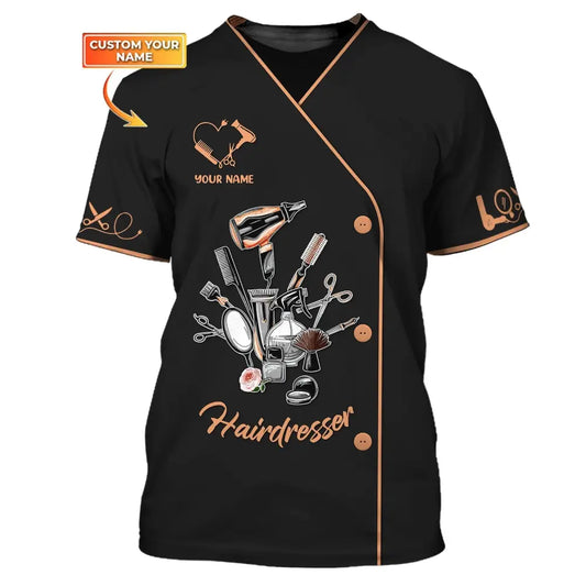 Women Shirt Hair Stylist Hairdresser Hoodie Sportwear T-Shirt / S