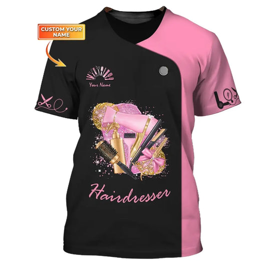 Women Shirt Hair Stylist Hairdresser Sportwear T-Shirt / S