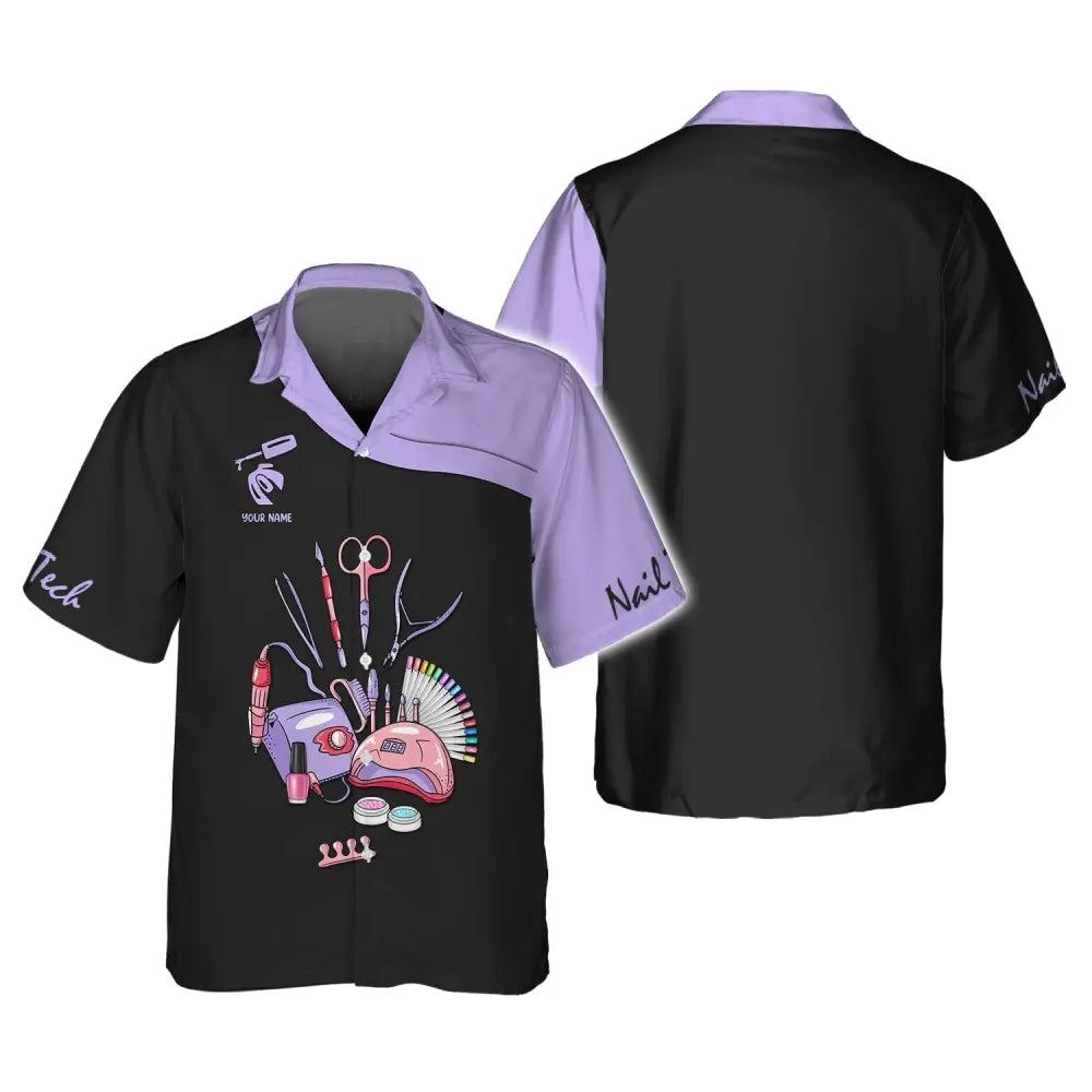 Women Shirt Nail Technician Tech Hoodie Sportwear T-Shirt