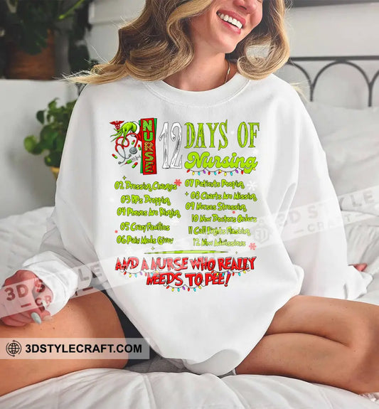 12 Days Of Nursing Hoodie Apparel