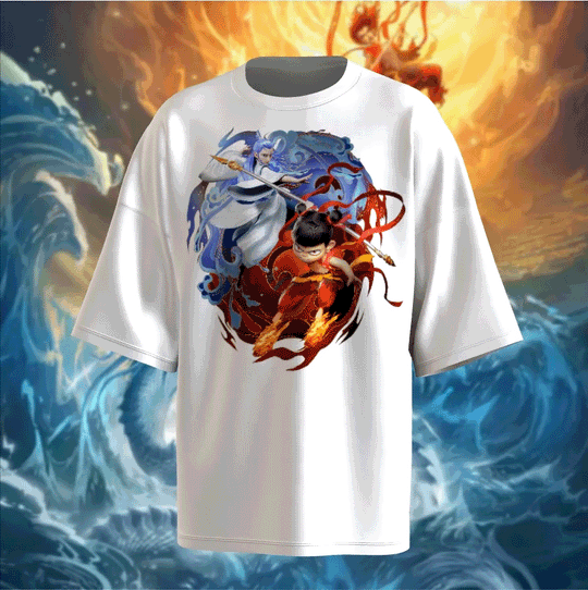 Nezha And Ao Bing Basic Design Hoodie style option 1