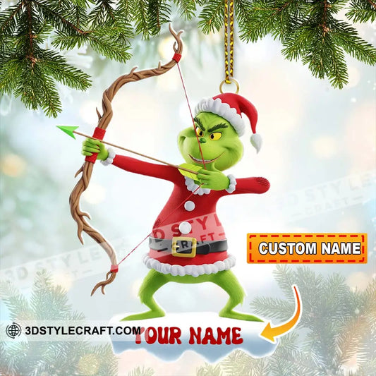 Archery ELF Home Decor Christmas Ornament Personalized Ornament 3.54’’ / 1 Ornament Ornament