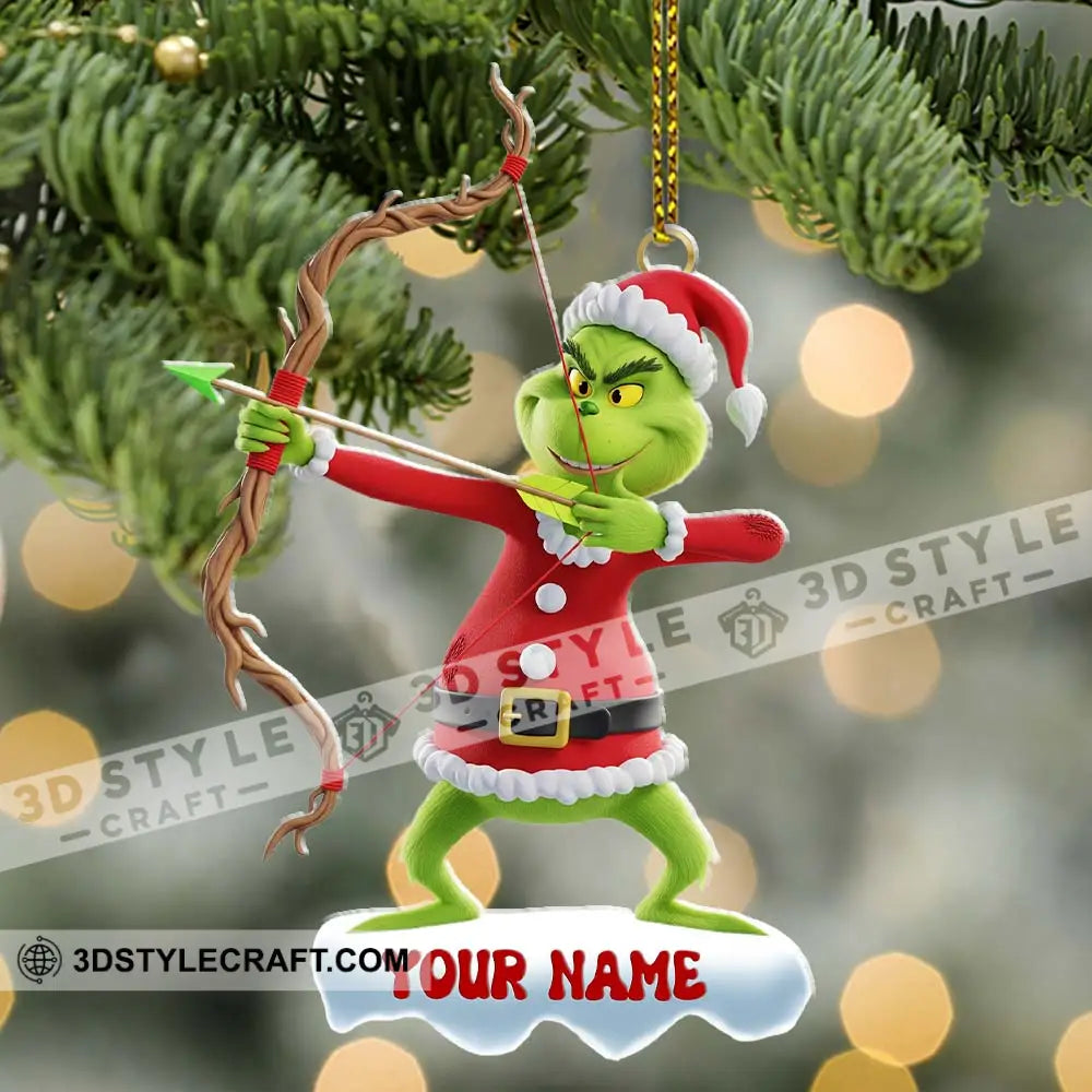 Archery ELF Home Decor Christmas Ornament Personalized Ornament Ornament
