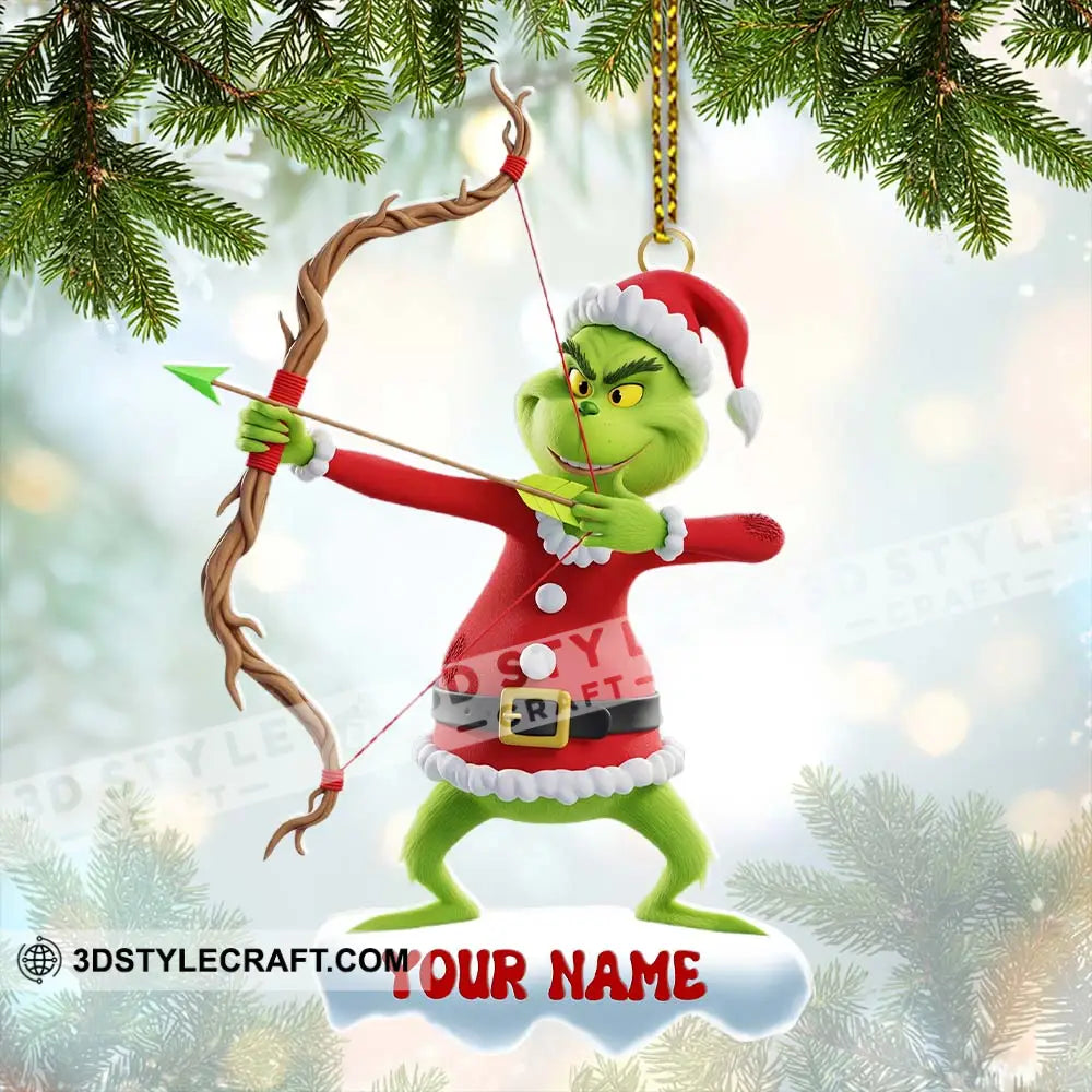 Archery ELF Home Decor Christmas Ornament Personalized Ornament Ornament