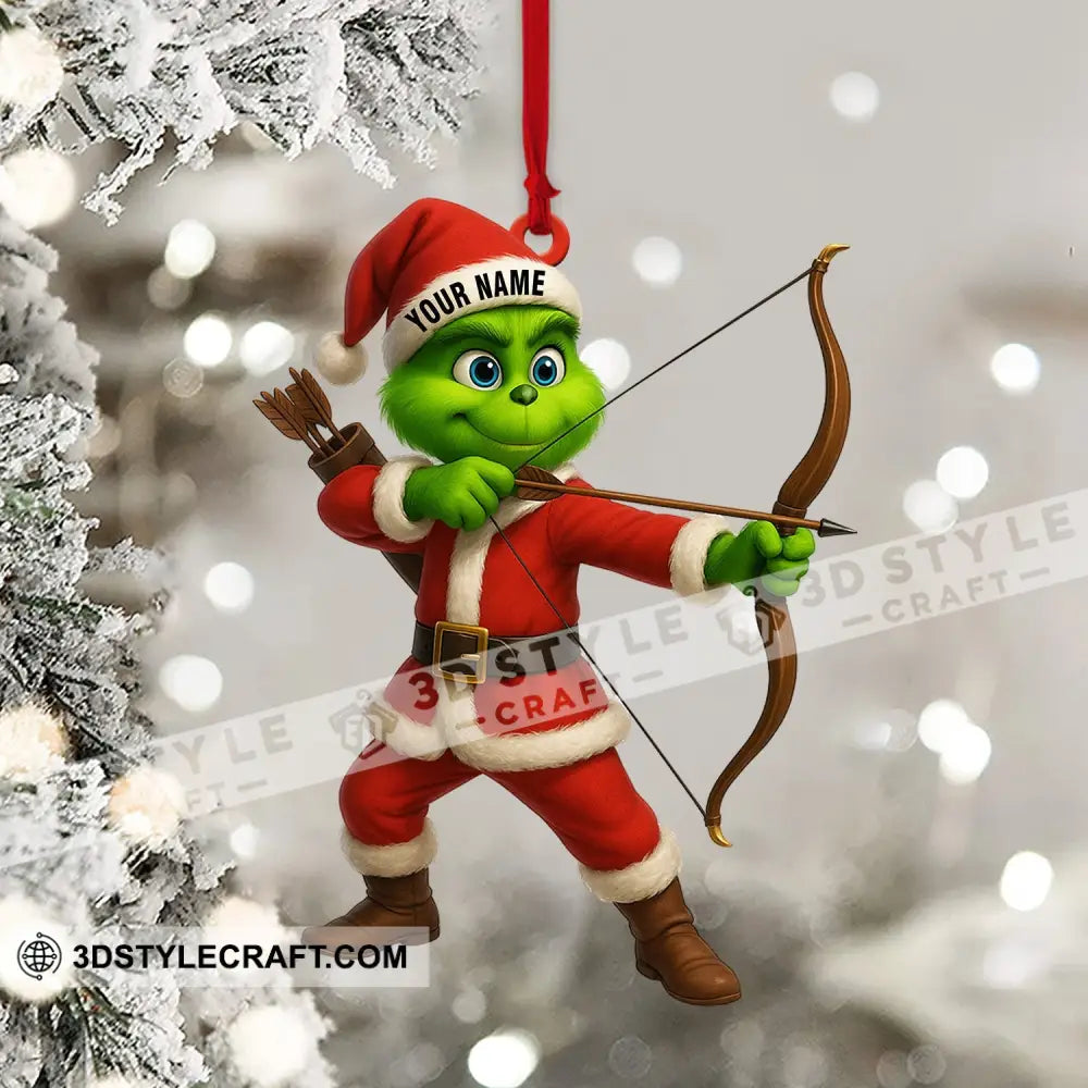Archery Home Decor Christmas Ornament Personalized Ornament Ornament