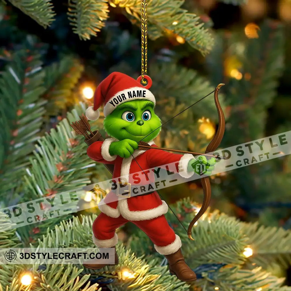 Archery Home Decor Christmas Ornament Personalized Ornament Ornament