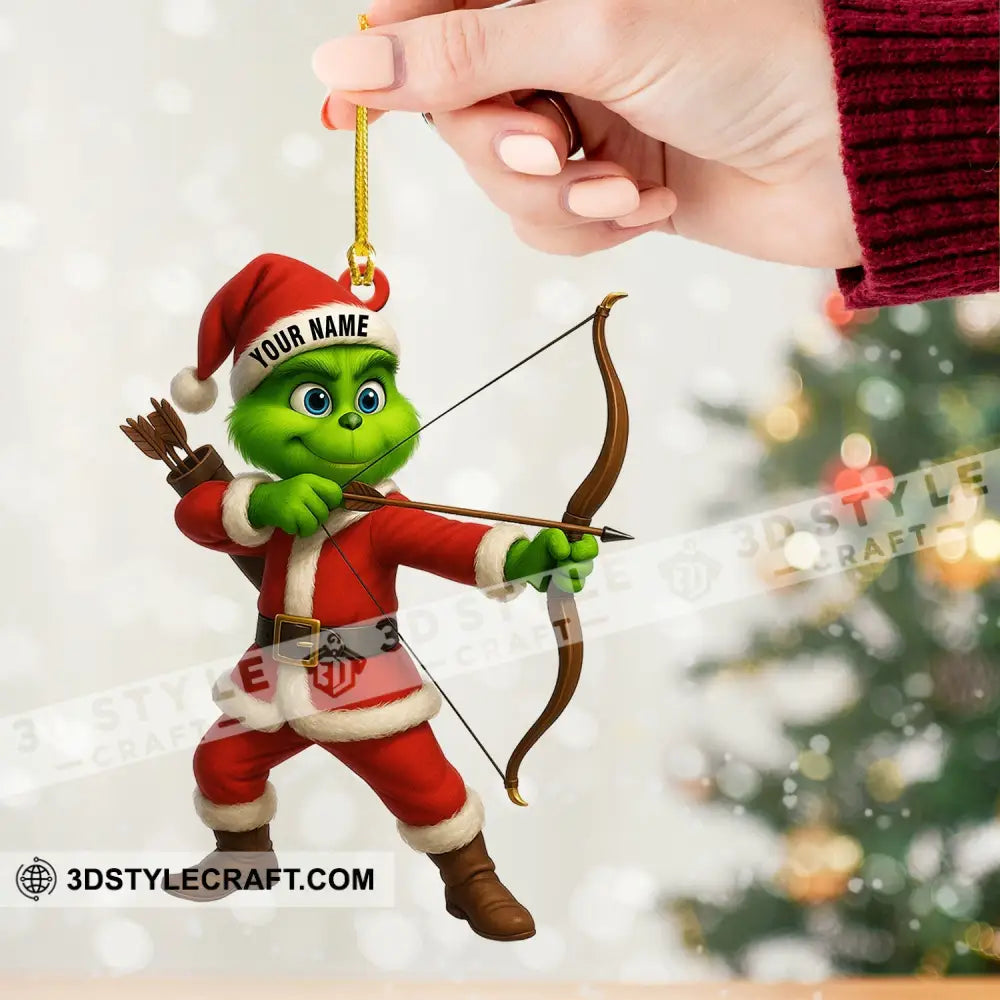 Archery Home Decor Christmas Ornament Personalized Ornament Ornament