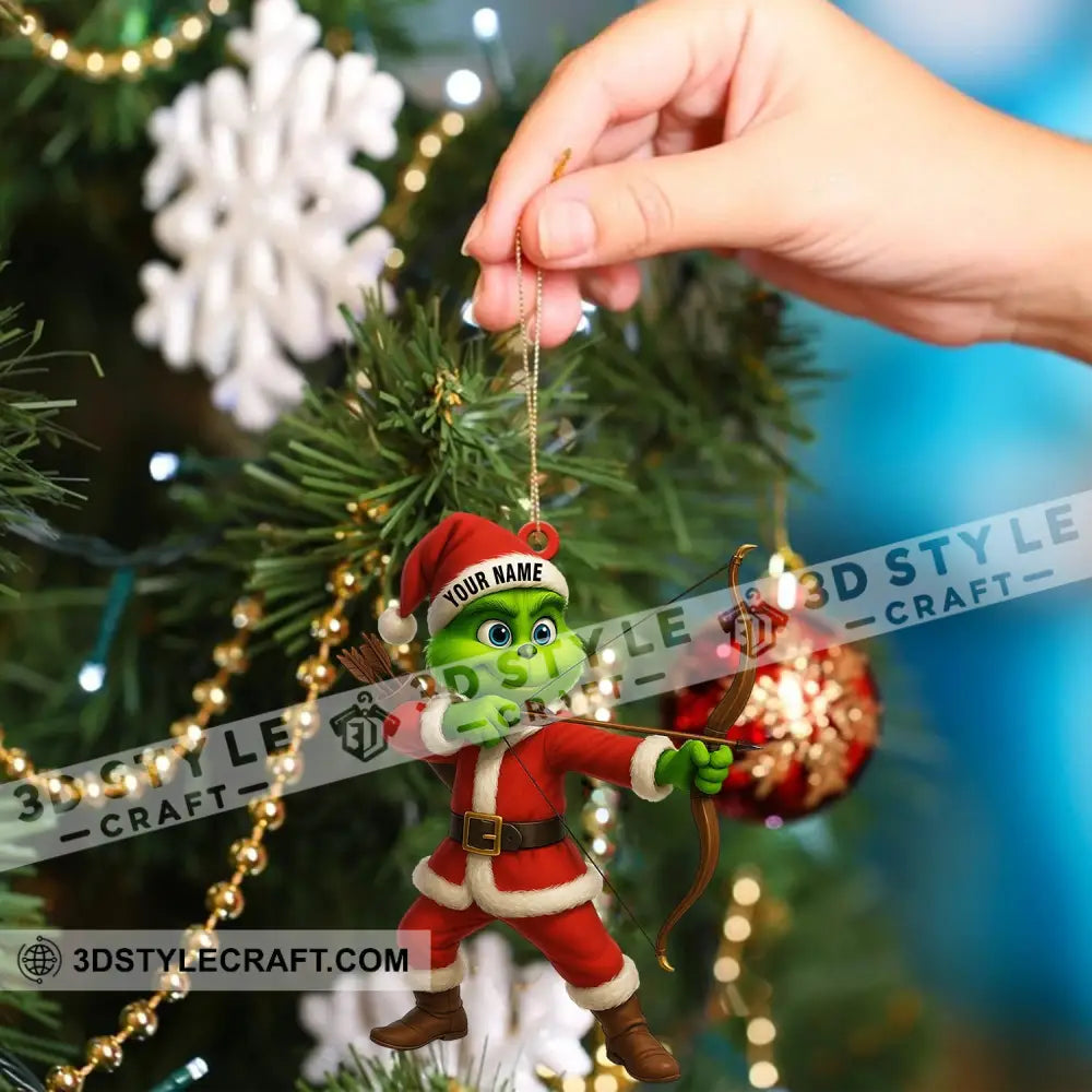 Archery Home Decor Christmas Ornament Personalized Ornament Ornament