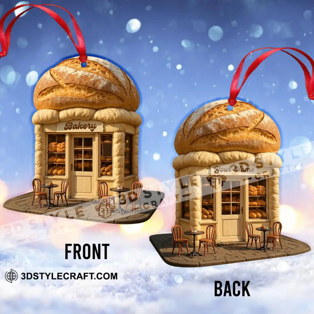 Bakery Shop Home Decor Christmas Ornament Personalized Ornament Ornament
